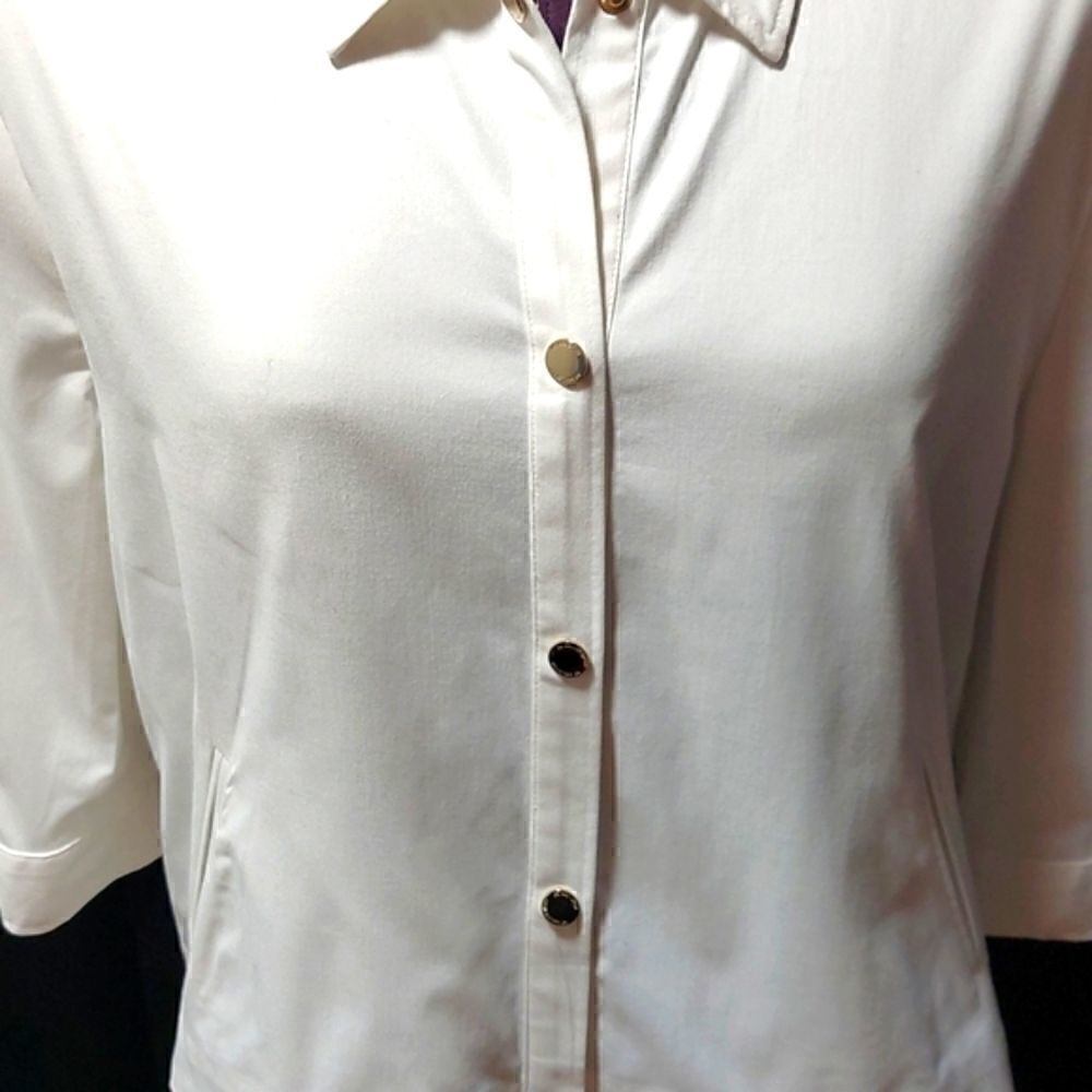 H Halston High Low Jacket - Picture 2 of 9
